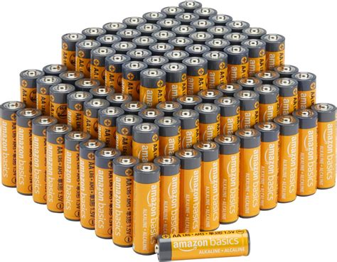 Amazon Basics 100-Pack AA Alkaline Batteries | Moola Saving Mom