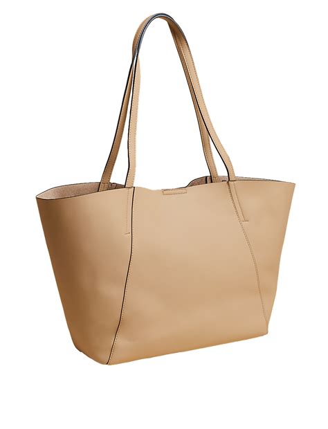 Faux Leather Tote Bag