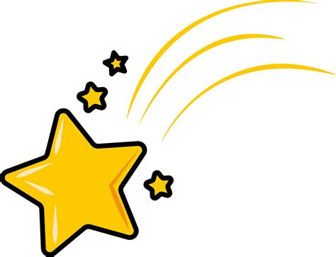 Picture Of A Shooting Star Clipart