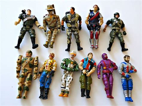 11 GI Joe Action Figures Vintage 1980's Lot A