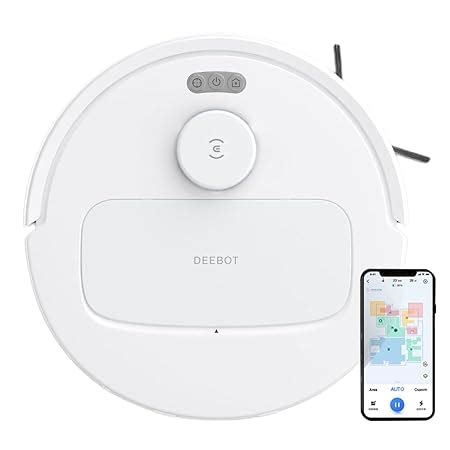 ECOVACS DEEBOT N30 White 2 in 1 Robot Vacuum Cleaner & Mop, New Launch ...