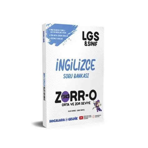 Hocalara Geldik Yayınaları 8. Sınıf İngilizce Zorr-O Soru Bankası ...