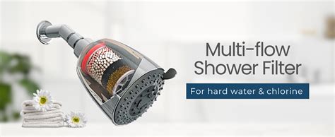 WaterScience CLEO Multi Flow Shower Filter for Hard Water | Water ...
