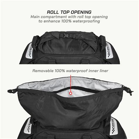 color_common ViaTerra claw mini - 100% waterproof motorcycle tailbag ...