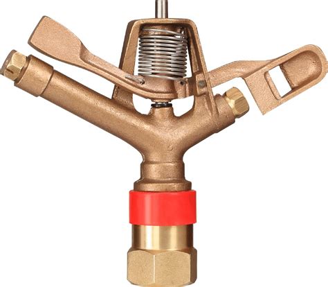 IrrigationKing RK-40F 1" FNPT Brass Impact Sprinkler with Nozzles - 9/ ...