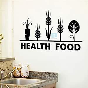 SIGN EVER Health Food Wall Sticker for Hotel Resort L x H 50.00 x 30.00 ...