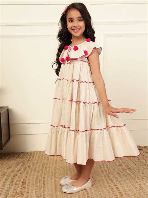 Cotton Flex Shirt Dress For Girls – Bug and Bees