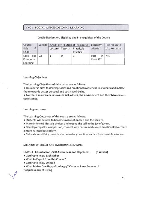 Social AND Emotional Learning - VAC 1: SOCIAL AND EMOTIONAL LEARNING ...