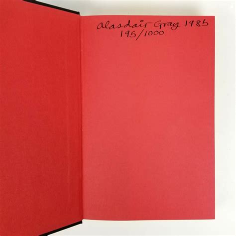 Lanark: A Life in 4 Books by Alasdair Gray / Signed limited edition ...