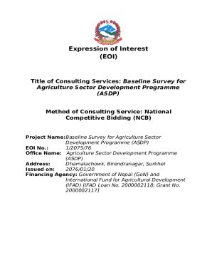 Invitation for Expression of Interest (EOI) for Selection of ... Doc ...
