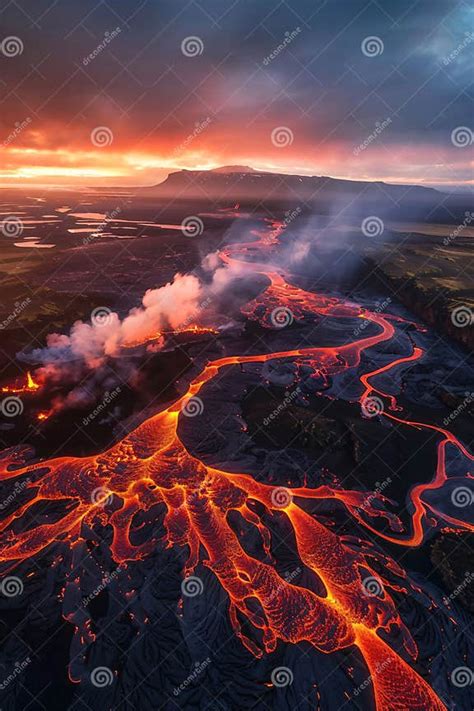 Image result for Exploding Volcano Landscape Simple