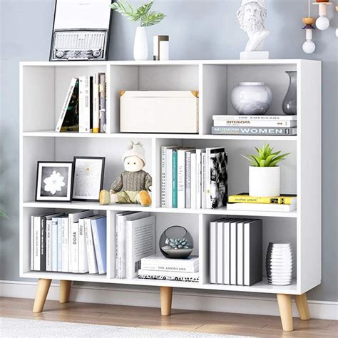 IOTXY Wooden Open Shelf Bookcase - 3-Tier Floor India | Ubuy