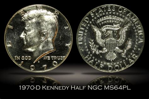 Michael Kittle Rare Coins - 1970-D Kennedy Half Dollar NGC MS64PL