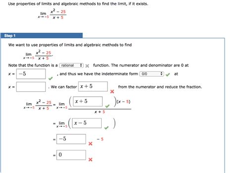 Limits Algebraic Method 的图像结果