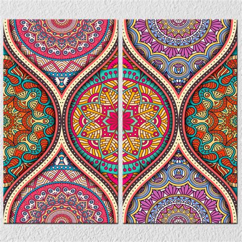 Ethnic Mandalas, Set Of 2 – Myindianthings