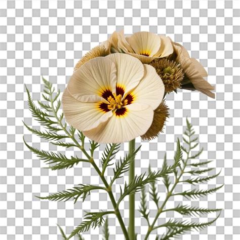 Tansy flower png isolated on transparent background for botanical and ...
