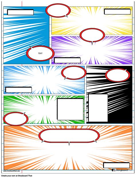 Create graphic novel templates with Storyboard That! Customize layouts ...