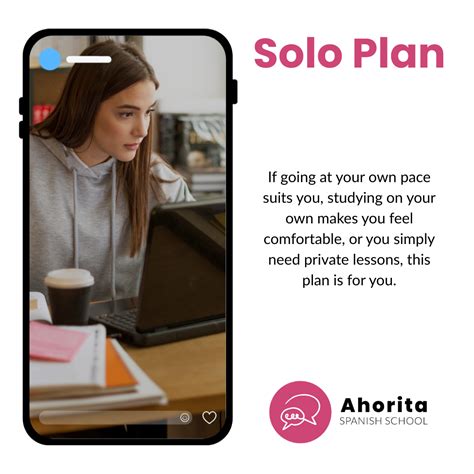 Solo Plan - Private Spanish Lessons | Ahorita Spanish School