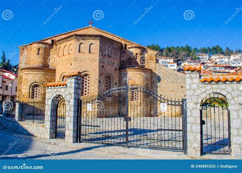 View of Exterior of Saint Sofia Church in Ohrid - Fyrom - Macedonia ...