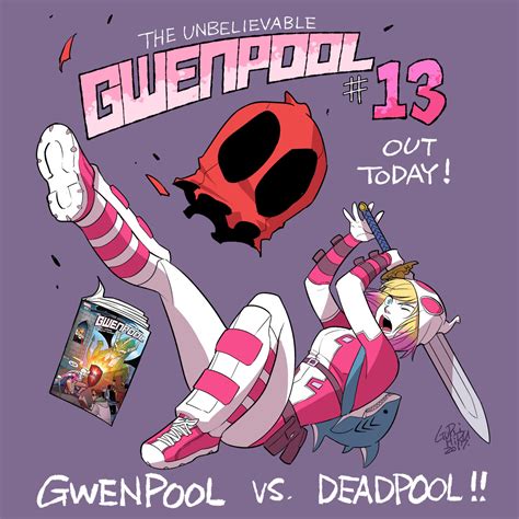 gwenpool (marvel) drawn by gurihiru | Danbooru