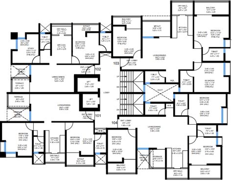 Gokhale ShreeKunjshree at Kothrud by Gokhale Construction - Floor Plans ...