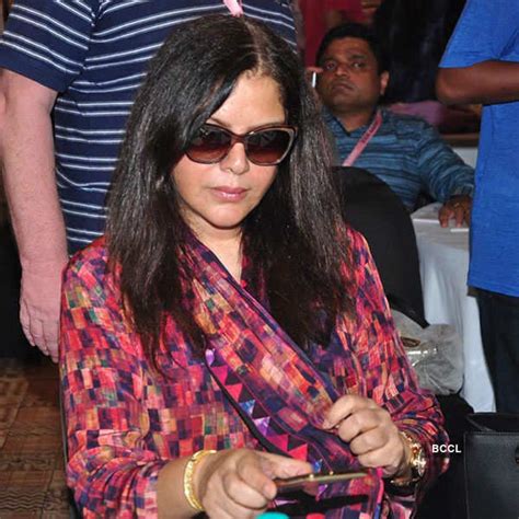 Zeenat Aman during the launch of Pooja Bedi's new venture 'Happy Soul ...