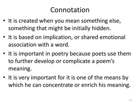 Image result for Connotation Poem Example