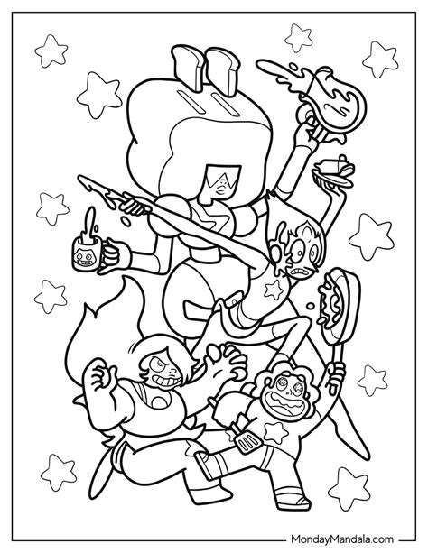 Steven Universe Black And White Coloring Pages [2025]