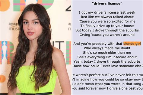 Drivers License Lyrics : Free Drivers License Olivia Rodrigo Lyrics I ...