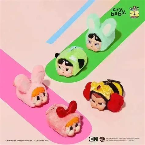 PopMart Powerpuff Girls Crybaby Series Pendants