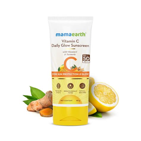 Buy Mamaearth Vitamin C Daily Glow Sunscreen Online
