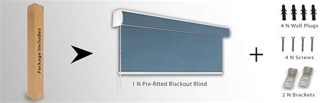 HIPPO 100% Blackout Roller Blinds for Windows UV Protection, Waterproof ...