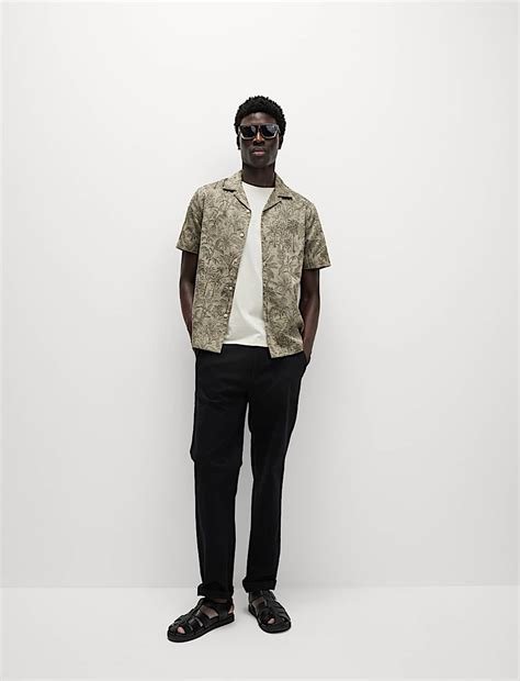 Buy Pure Cotton Hawaiian Shirt at Marks & Spencer