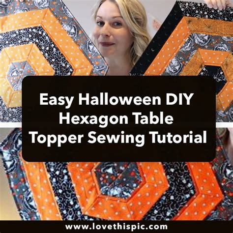 Image result for Hexagon Fabric Table Topper Tutorial