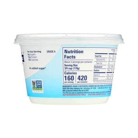 Fage Greek Yogurt Nutrition at Chad Thornton blog