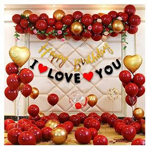 PARTY BREEZE Printed Happy Birthday Decoration kit Combo - 61 Pcs for ...