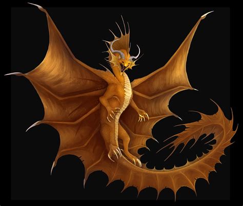Gold Dragon by Zenida on DeviantArt