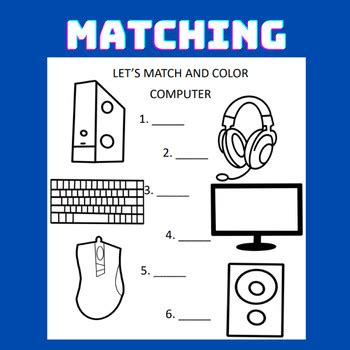 Computer Matching Worksheet Drawing Tools 的图像结果