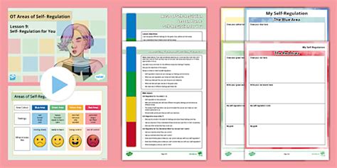 OT: OL: Areas of Self-Regulation Lesson Plans: 9. My Self-Regulation