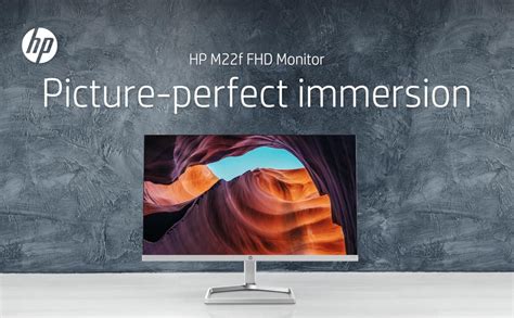 HP M22f 21.5-inches, 54.6 cm, FHD Monitor Eye Safe Certified Full HD ...