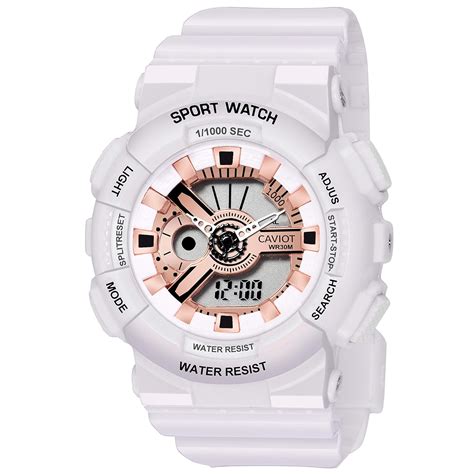 CAVIOT Multi Function Analogue - Digital Women Watch (Multicolour Dial ...
