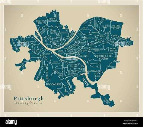 Mapa Del Distrito De Pittsburgh Hill Updating And Adopting The Hill