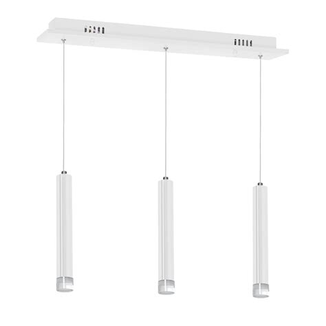 Lampa wisząca Alba biała LED 15W 4000K wym: 90 x 45 x 9 cm metal ...