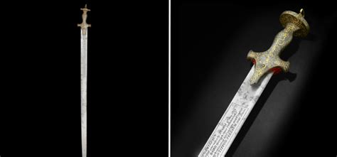 Tipu Sultan's Gold Bedchamber Sword Set To Be Auctioned In London