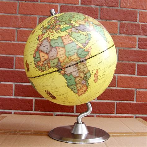 ⚡️Buy Maxbell 23cm ABS Geographical 360° Rotating World Map Ocean Globe ...