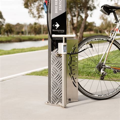 Outdoor Public Bike Pump – Durable & Reliable Inflation Station – Saris Infrastructure