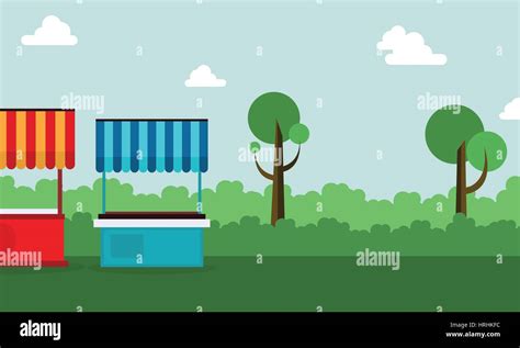 Cartoon Street Stall 的图像结果