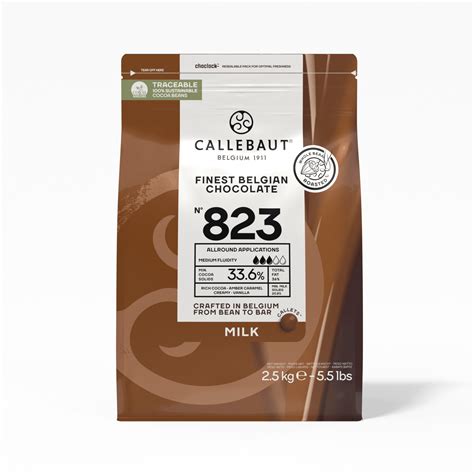 Callebaut - Callebaut - Milk Chocolate - 823 - 2,5kg Callets | callebaut.com