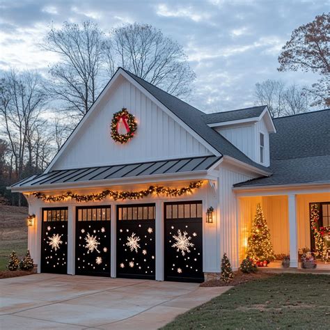 Easy Garage Door Christmas Decorations Using Smart Tech | FH