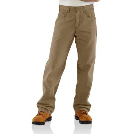 Carhartt Flame Resistant Loose Fit Canvas 5-Pocket Utility Work Pant ...